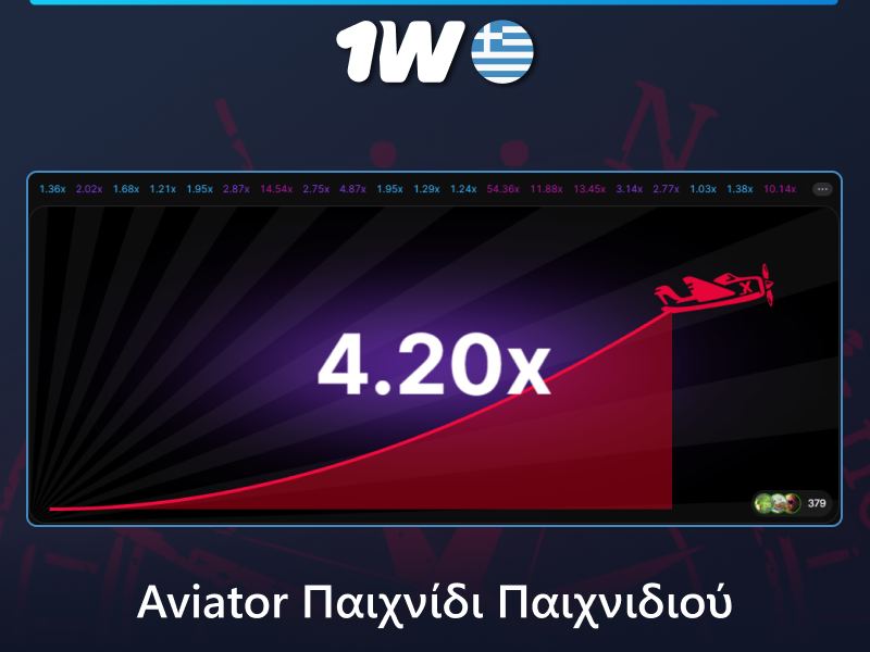 Παιχνίδι του παιχνιδιού Aviator στο 1w στην Ελλάδα