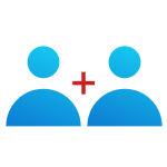 Εικονίδιο δύο λογαριασμών